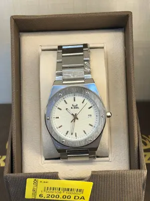 K.DZL Round Screw-Bezel Silver
