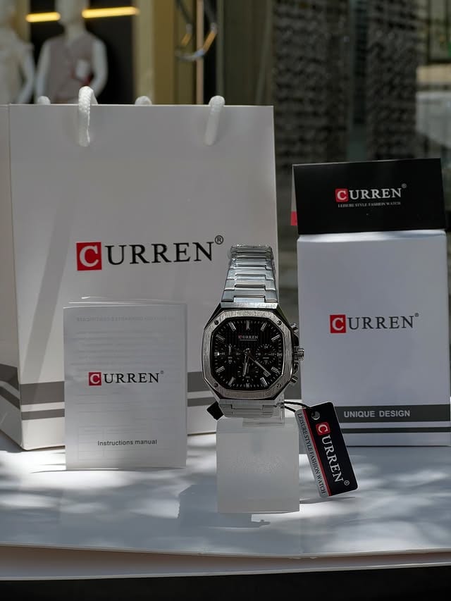Curren Royal Octagon Chronograph view 2