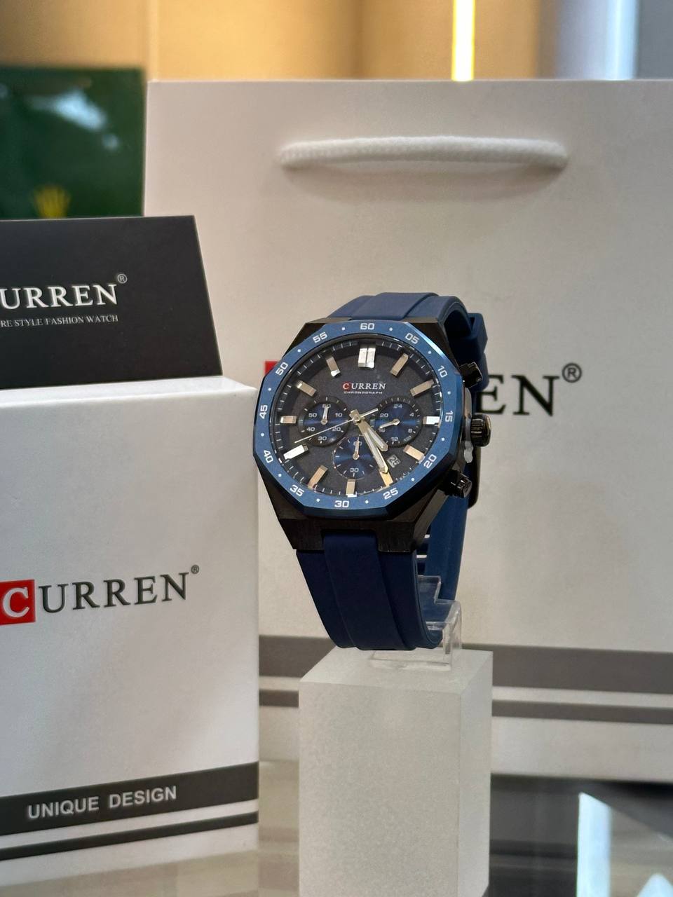 Curren Sport Chronograph Blue view 2