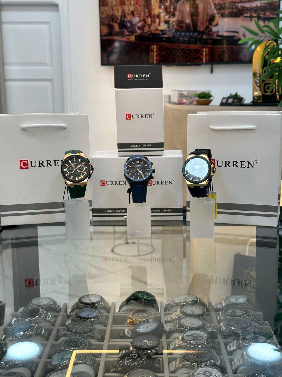 Curren Sport Chronograph Blue view 3