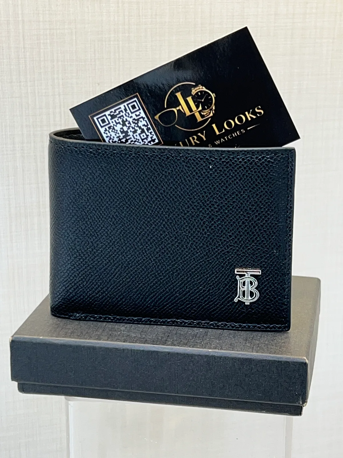 Burberry Portefeuille Bifold TB Noir