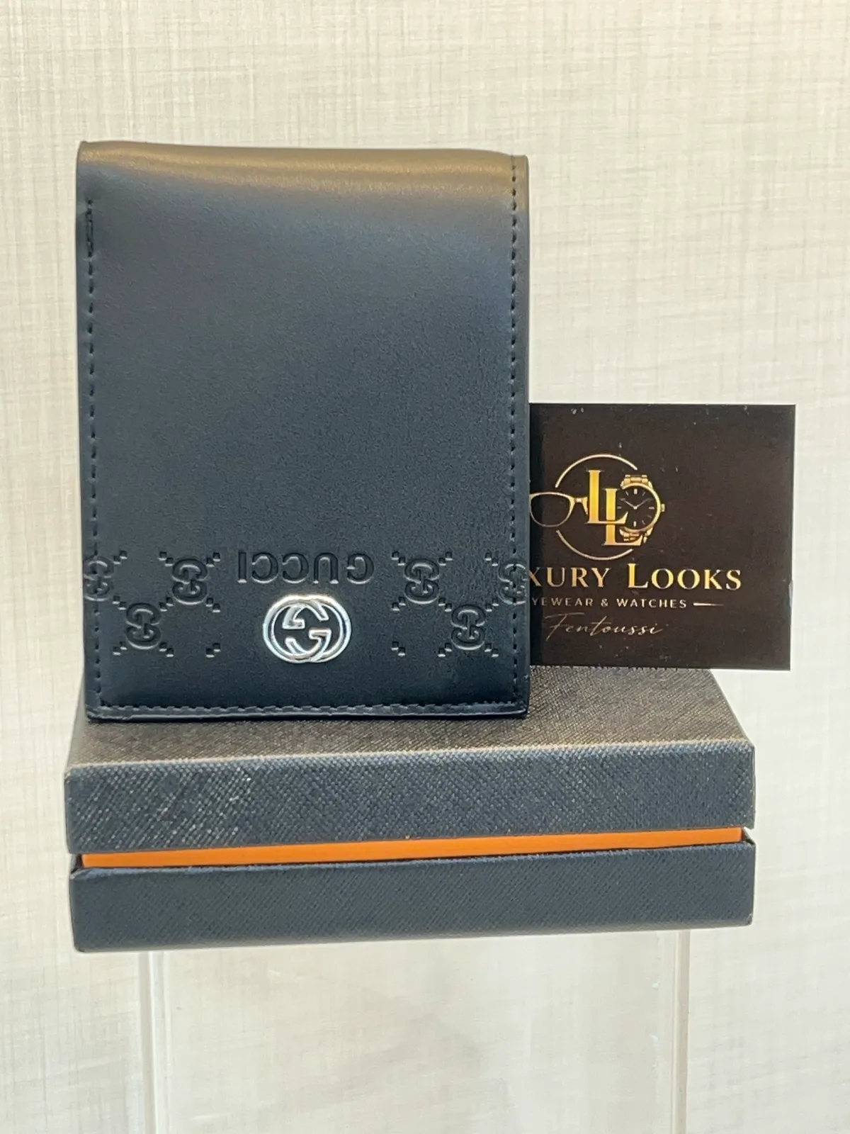 Gucci Porte-cartes GG Flap Noir view 2
