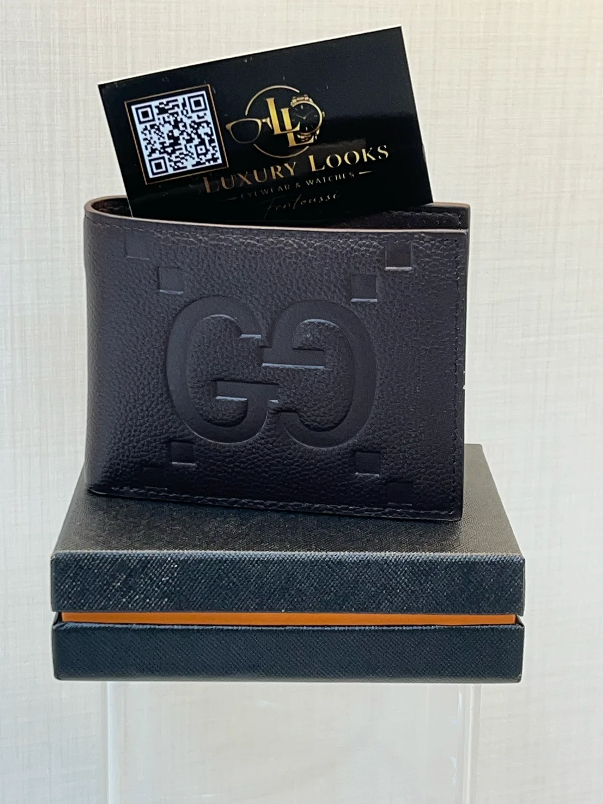 Gucci Portefeuille Bifold Jumbo GG Noir view 2