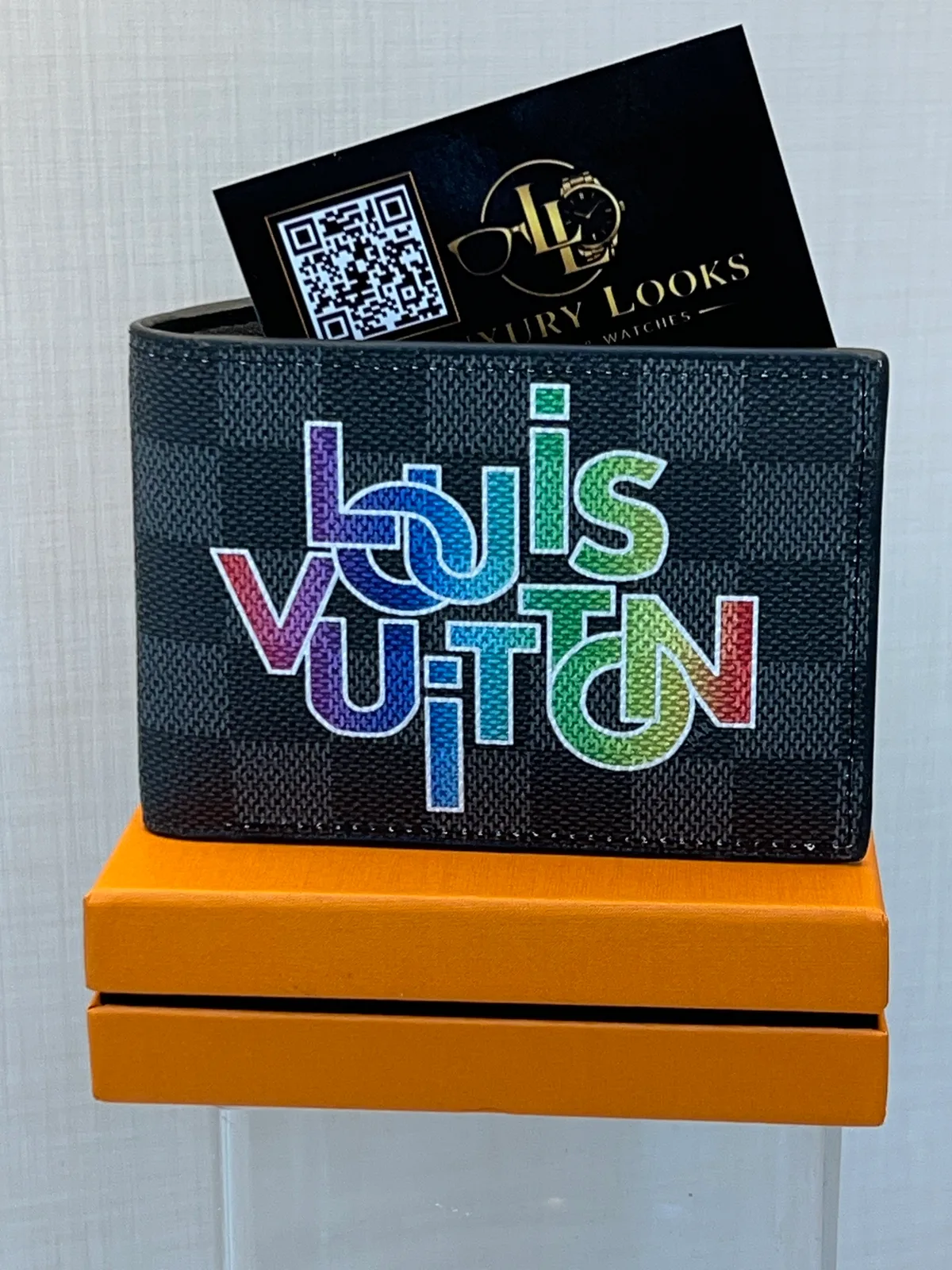 Louis Vuitton Portefeuille Bifold Damier Graphite Graffiti