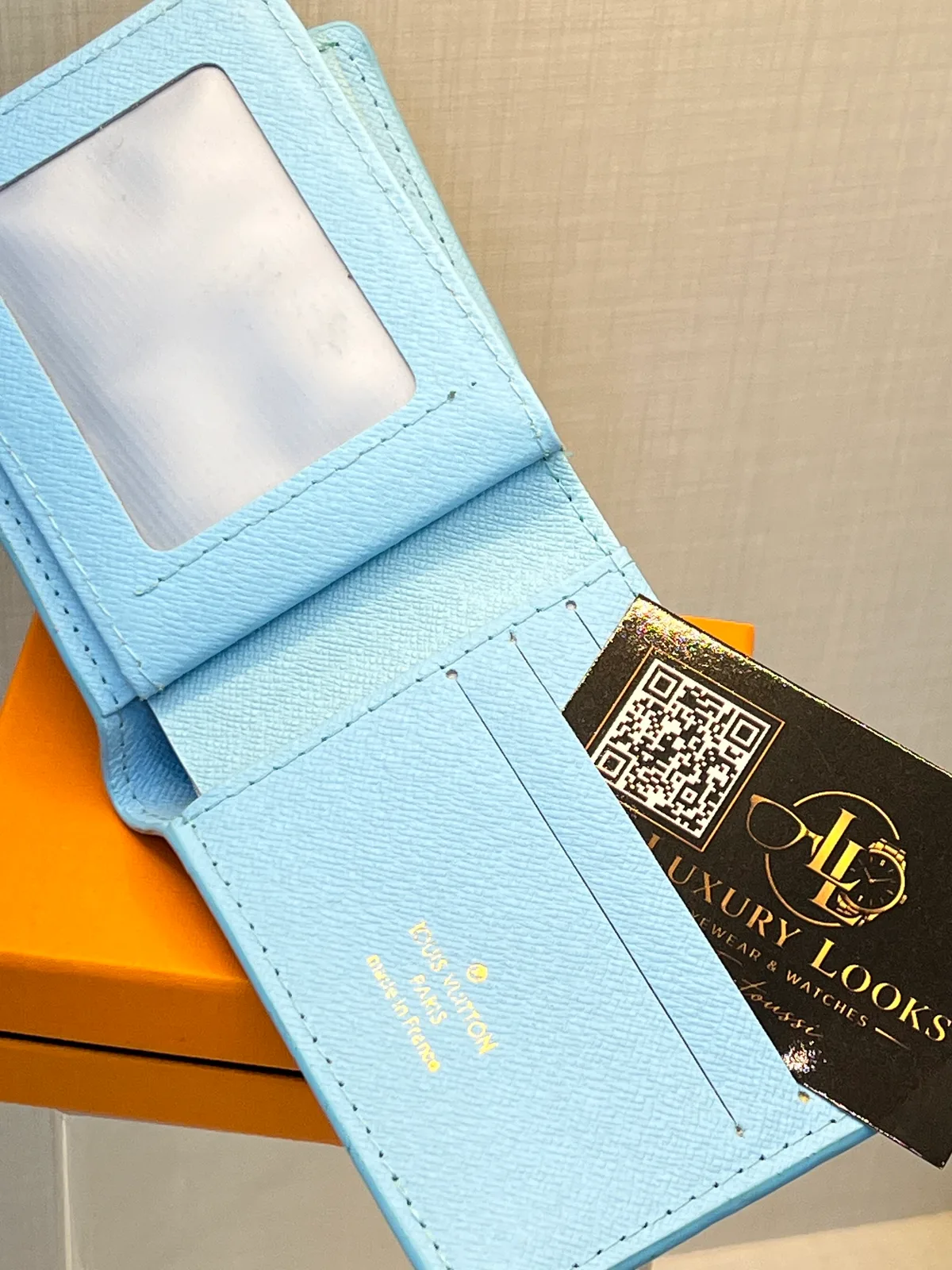 Louis Vuitton Portefeuille Bifold Monogram Bleu Ciel view 2