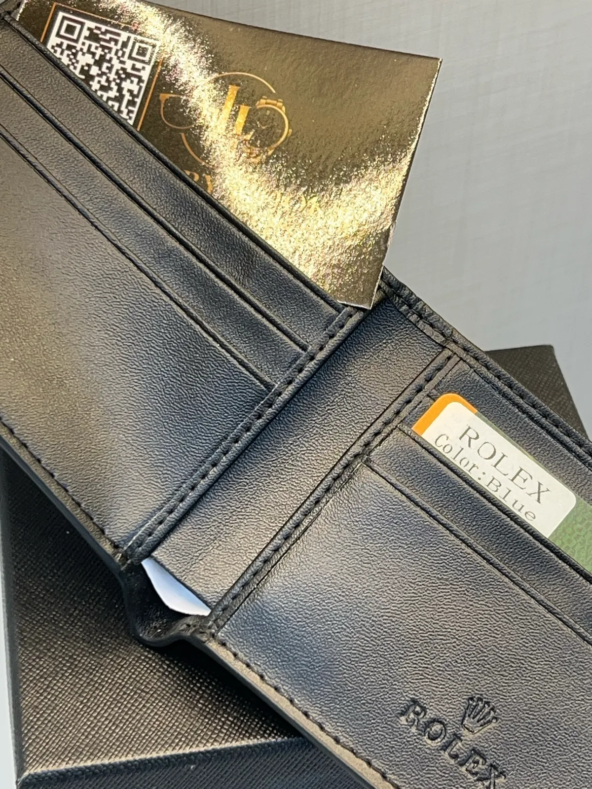 Rolex Portefeuille Bifold Bleu view 2