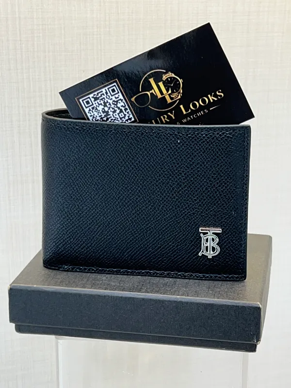 Burberry Portefeuille Bifold TB Noir