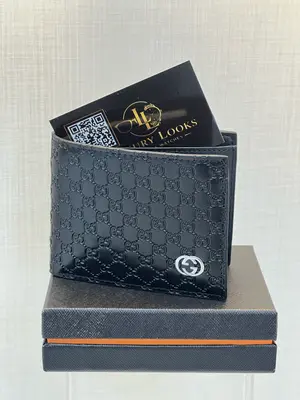 Gucci Portefeuille Bifold Micro GG Noir