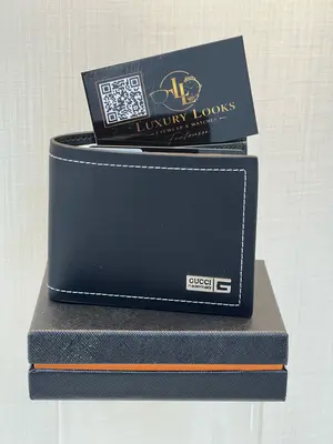 Gucci Portefeuille Bifold GG Stitch Noir